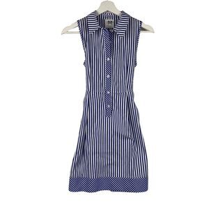 Milly Mini's Sleeveless Striped Shirt Dress size 14